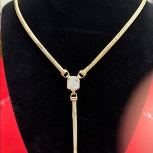 Kendra Scott  Gold Lariat Necklace
